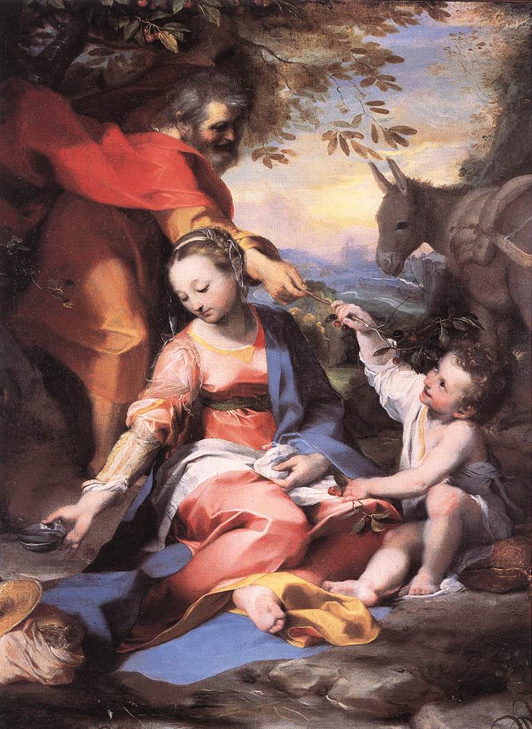 BAROCCI, Federico Fiori Rest on the Flight to Egypt sw